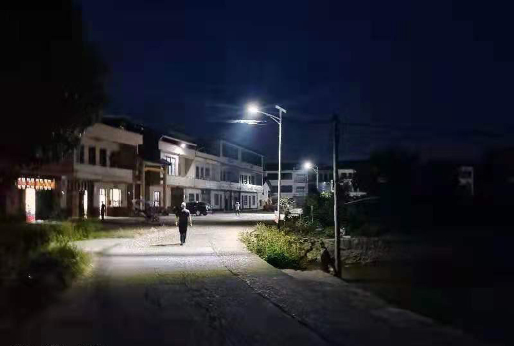 路灯亮了✊，村民的心里也敞亮了 ——衡阳幼高专持续推进党史学习教育“为民办实事”活动侧记