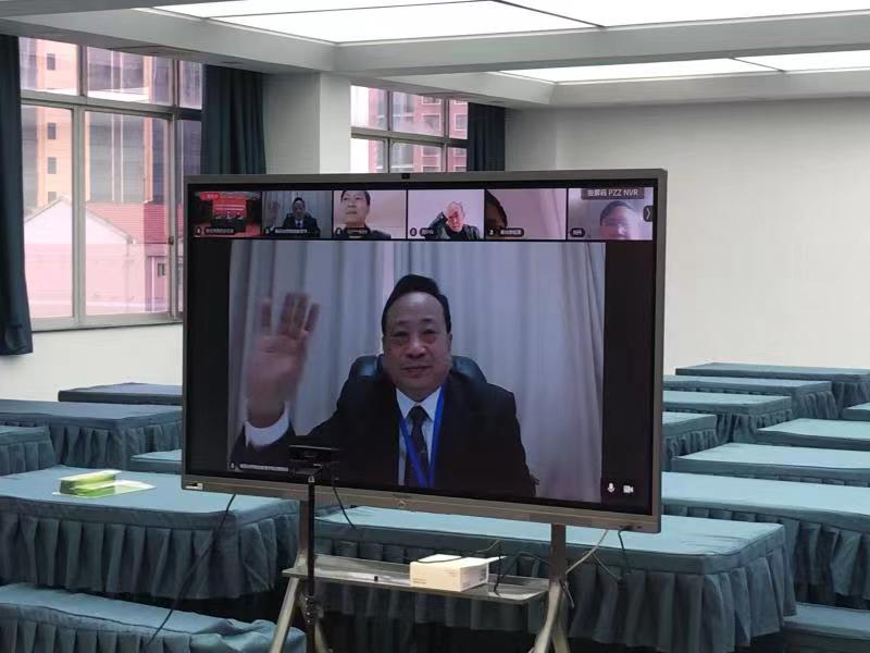 杏盛娱乐参加怀化学院2022年度高等教育自学考试招生总结表彰视频会议